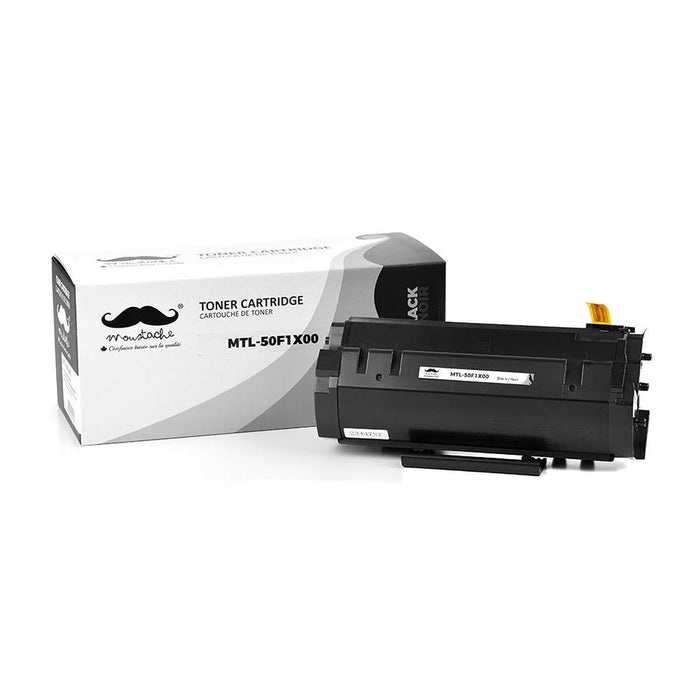 Lexmark 501X 50F1X00 Compatible Black Toner Cartridge Extra High Yield - Moustache®