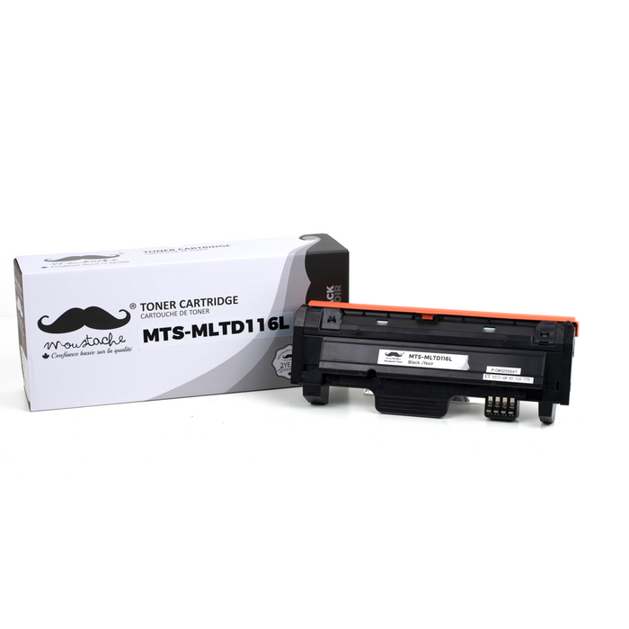 Samsung MLT-D116L SU832A Compatible Black Toner Cartridge - Moustache® - 1/Pack