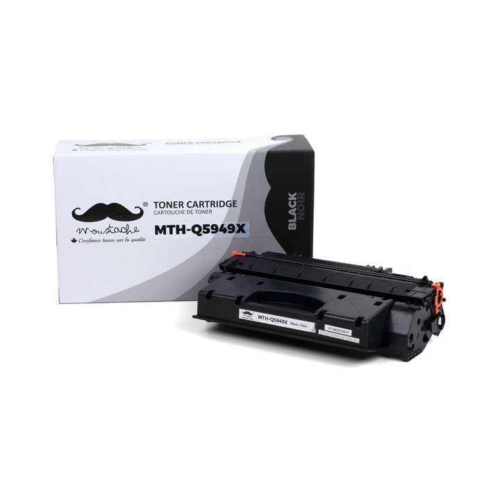 Compatible HP 49X Q5949X Black Toner Cartridge High Yield - Moustache® - 1/Pack