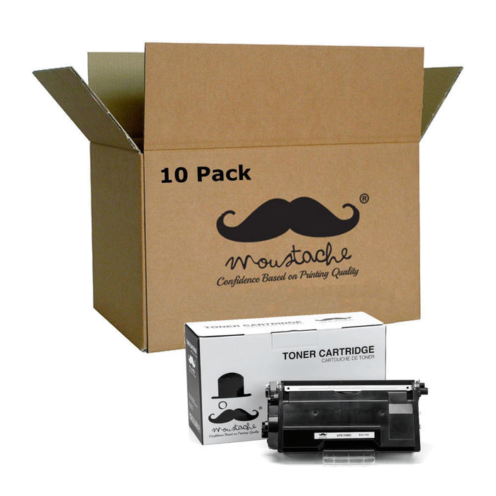 Brother TN880 Compatible Black Toner Cartridge Extra High Yield - Moustache® - 10/Pack