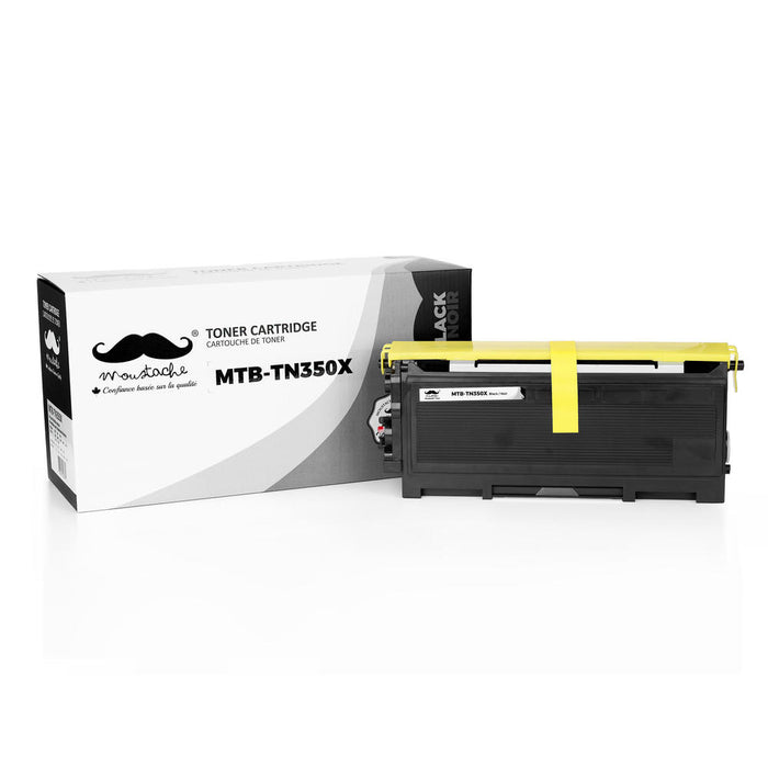 Brother TN350X Compatible Black Toner Cartridge Extra High Yield - Moustache® - 1/Pack