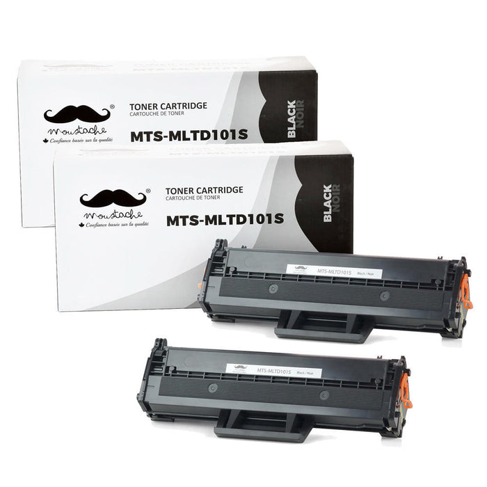 Samsung MLT-D101S SU700A Compatible Black Toner Cartridge - Moustache® - 2/Pack