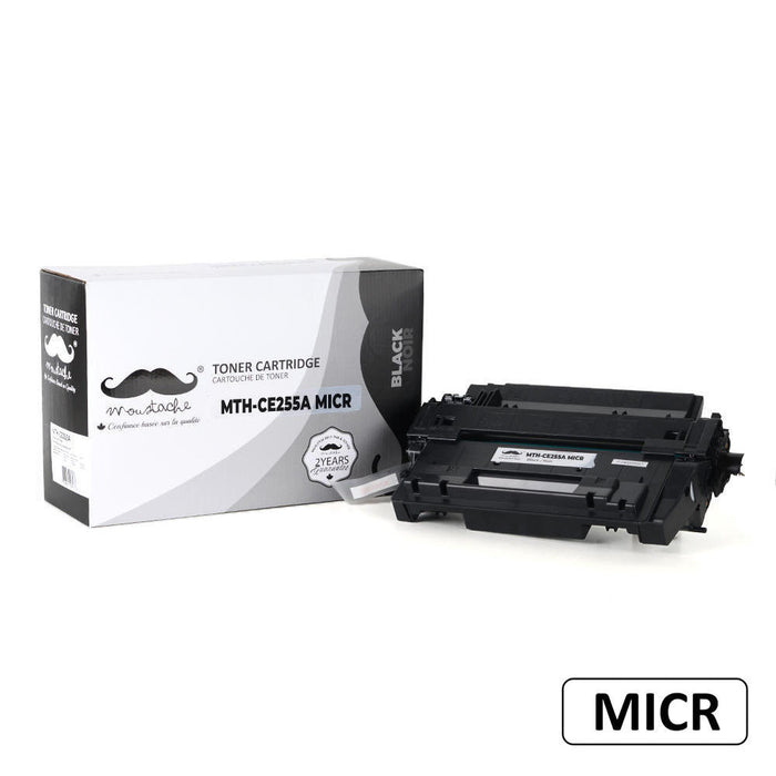 Compatible HP 55A CE255A MICR Black Toner Cartridge - Moustache®