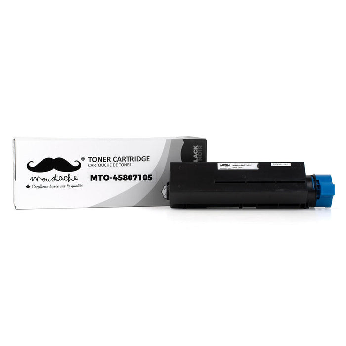Okidata 45807105 Compatible Black Toner Cartridge High Yield - Moustache®