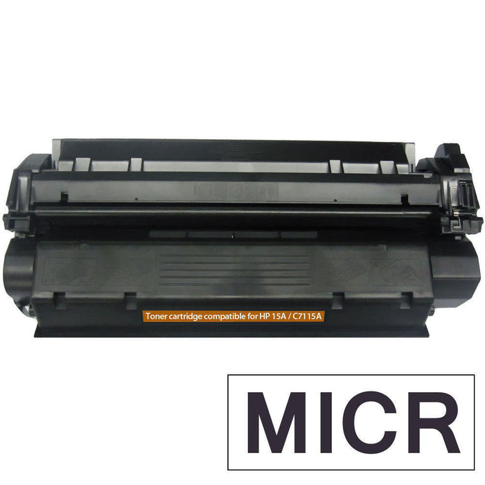 Compatible HP 15A C7115A MICR Black Toner Cartridge