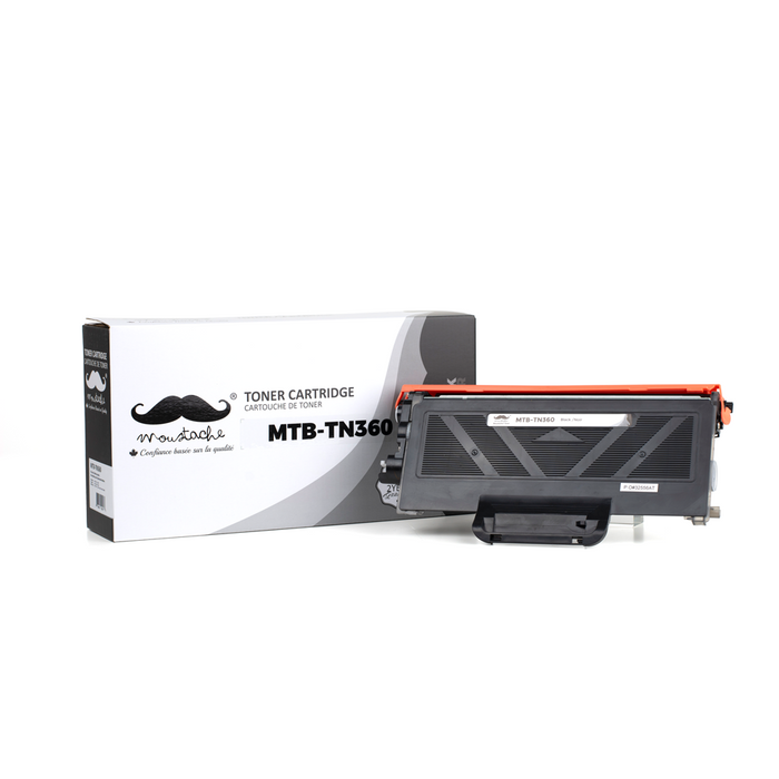 Brother TN360 Compatible Black Toner Cartridge - Moustache® - 1/Pack