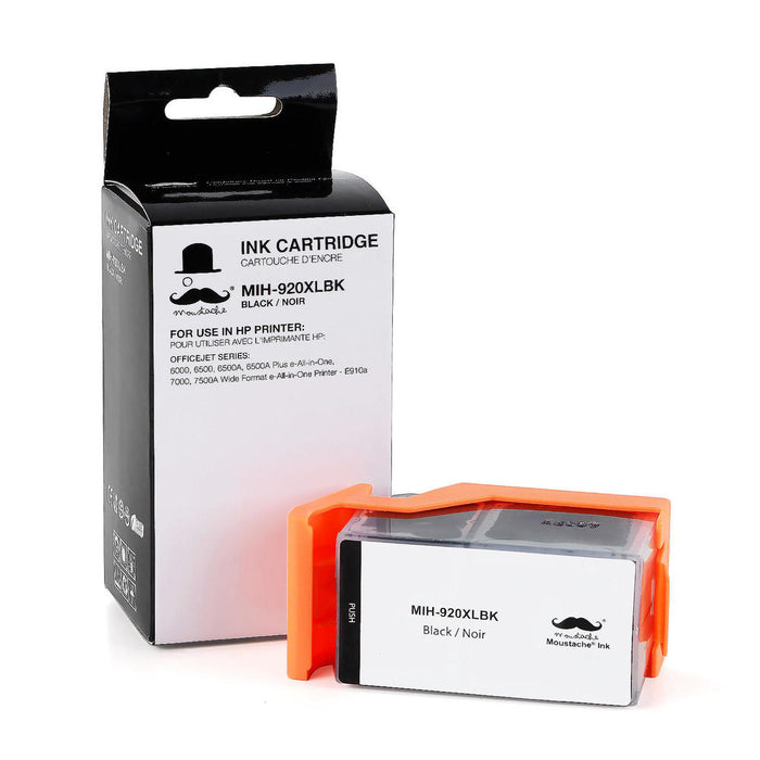Compatible HP 920XL CD975AN Black Ink Cartridge High Yield - Moustache®