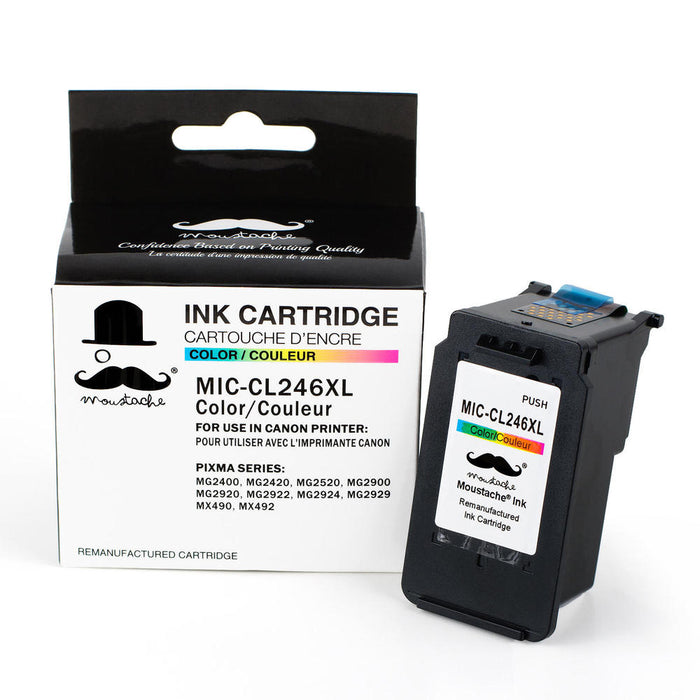 Canon CL246XL Remanufactured Color Ink Cartridge (8280B001AA) - Moustache® - 1/Pack