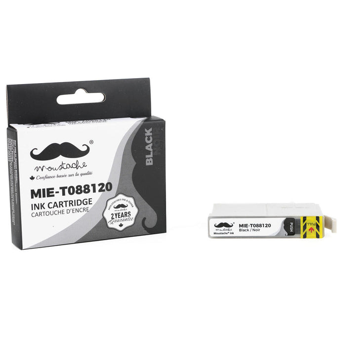 Epson 88 T088120 Compatible Black Ink Cartridge - Moustache® - 1/Pack