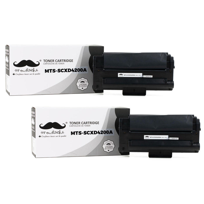 Samsung SCX-D4200A Compatible Black Toner Cartridge - Moustache® - 2/Pack