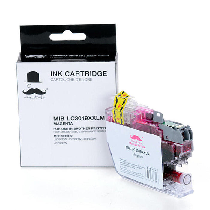 Brother LC3019M Compatible Magenta Ink Cartridge Extra High Yield - Moustache®