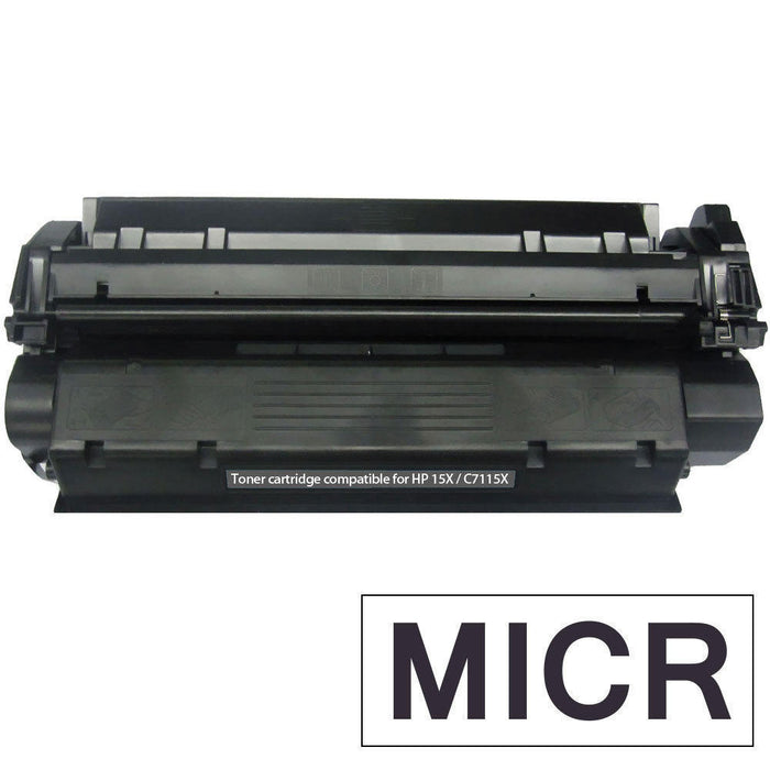 Compatible HP 15X C7115X MICR Black Toner Cartridge