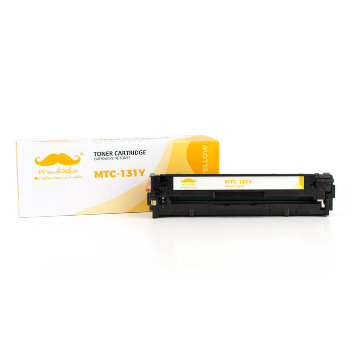Canon 131Y 6269B001AA Remanufactured Yellow Toner Cartridge - Moustache® - 1/Pack