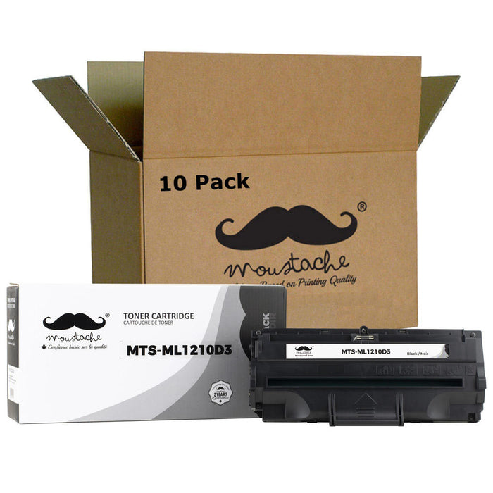 Samsung ML-1210D3 Compatible Black Toner Cartridge - Moustache® - 10/Pack