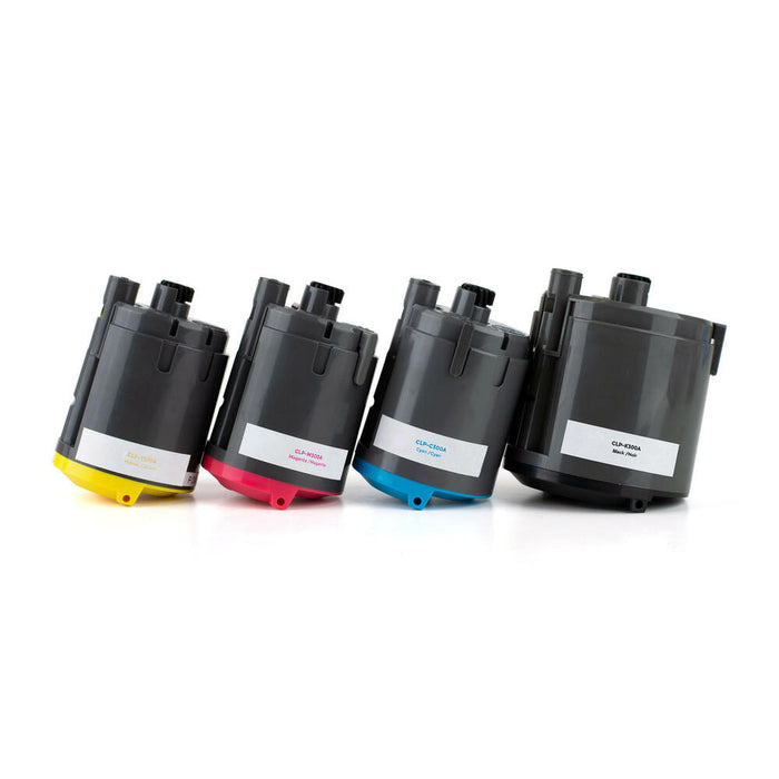 Samsung CLP-300 Series Compatible Toner Cartridge Combo BK/C/M/Y