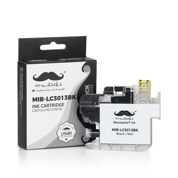 Brother LC3013BK Compatible Black Ink Cartridge High Yield - Moustache®