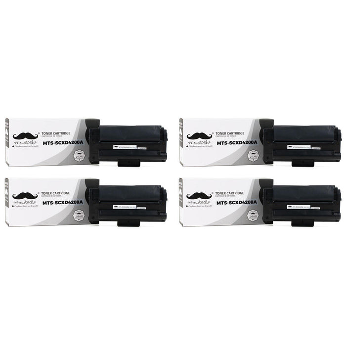 Samsung SCX-D4200A Compatible Black Toner Cartridge - Moustache® - 4/Pack