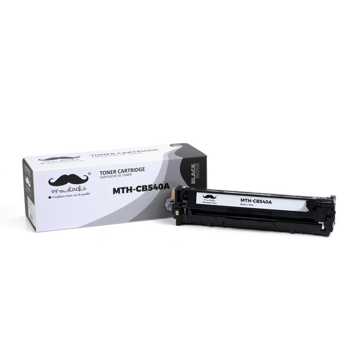 Remanufactured HP 125A CB540A Black Toner Cartridge - Moustache® - 1/Pack