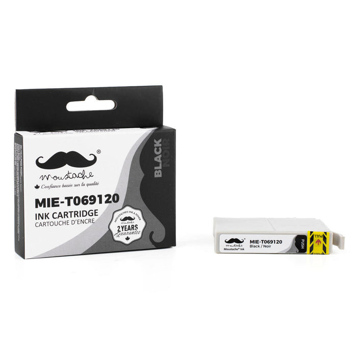 Epson 69 T069120 Compatible Black Ink Cartridge - Moustache® - 1/Pack