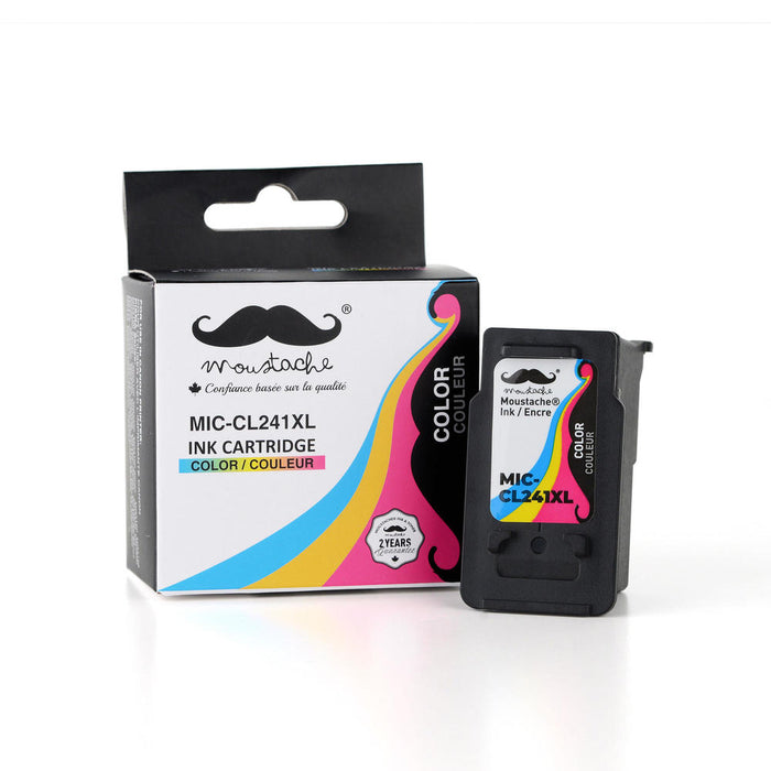 Canon CL-241XL Remanufactured Color Ink Cartridge High Yield - Moustache® - 1/Pack