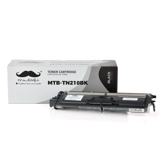 Brother TN-210BK Compatible Black Toner Cartridge - Moustache® - 1/Pack