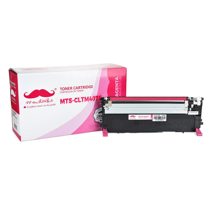 Samsung CLT-M407S Compatible Magenta Toner Cartridge - Moustache® - 1/Pack