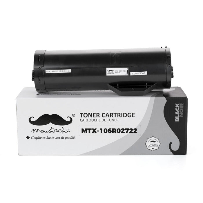 Xerox 106R02722 16R2722 Compatible Black Toner Cartridge High Yield - Moustache®