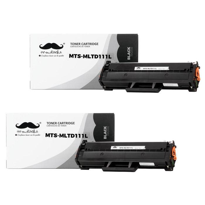 Samsung MLT-D111L Compatible Black Toner Cartridge - Moustache® - 2/Pack