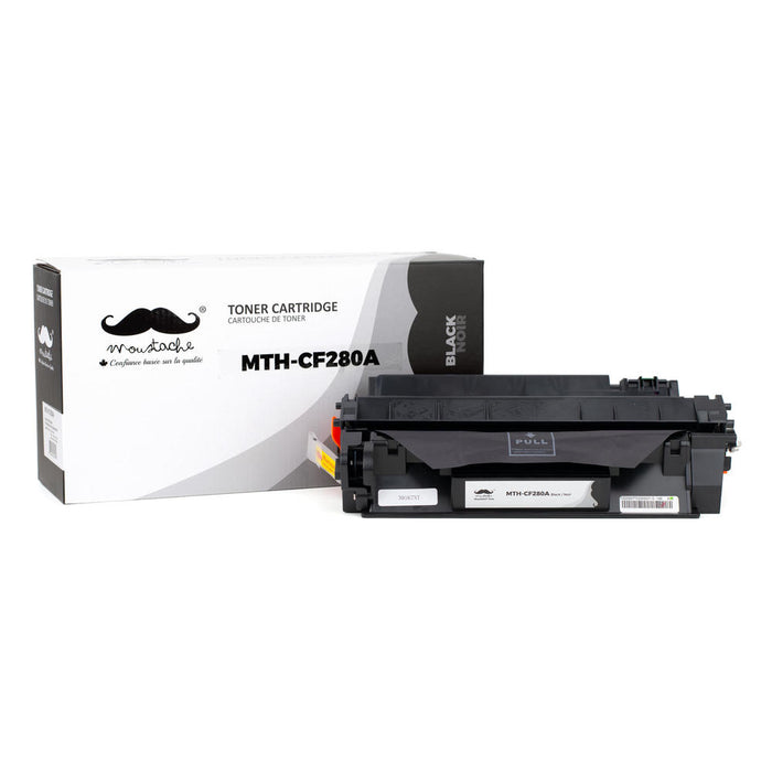 Compatible HP 80A CF280A Black Toner Cartridge - Moustache® - 1/Pack