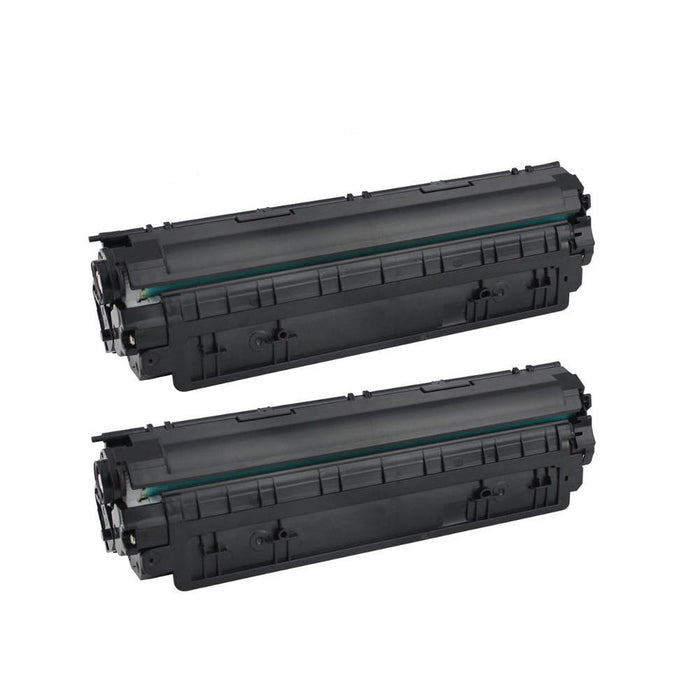 Compatible HP 85X CE285X Black Toner Cartridge - Economical Box - 2/Pack