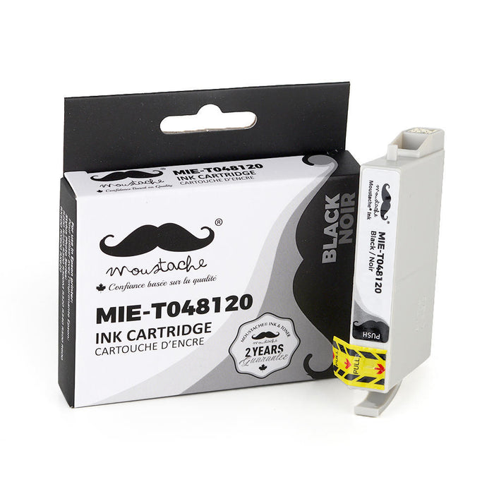 Epson 48 T048120 Compatible Black Ink Cartridge - Moustache® - 1/Pack