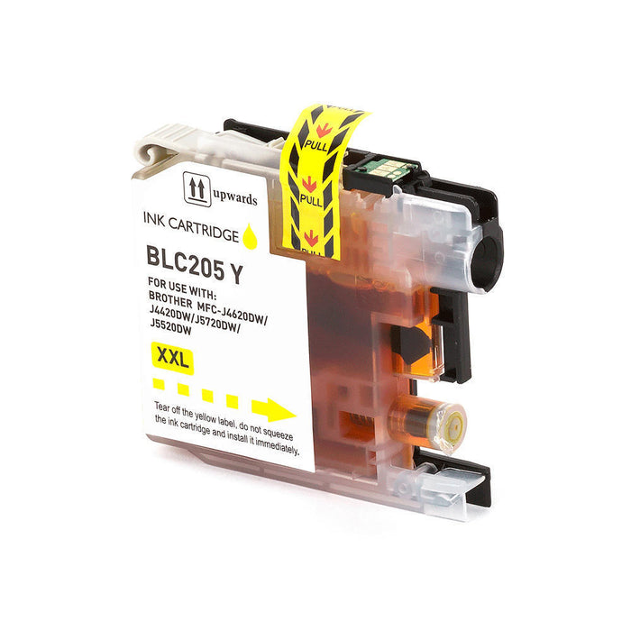 Brother LC205Y Compatible Yellow Ink Cartridge Extra High Yield