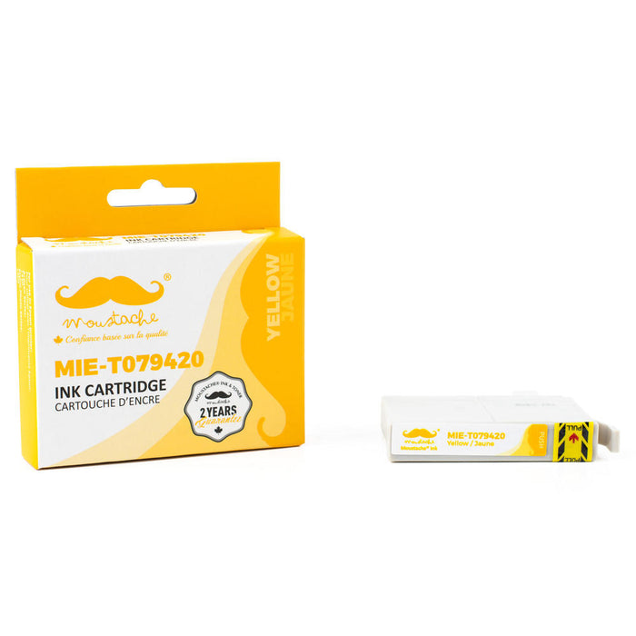 Epson 79 T079420 Compatible Yellow Ink Cartridge High Yield - Moustache® - 1/Pack