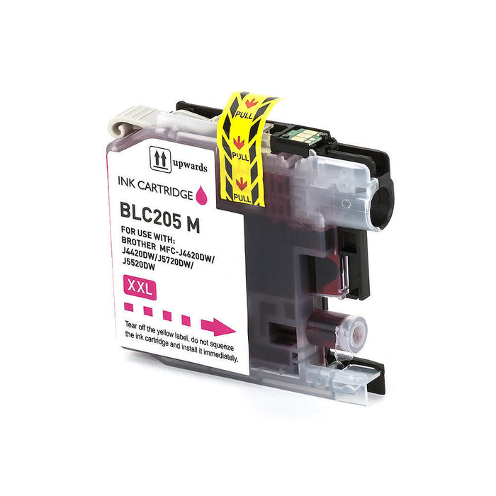Brother LC205M Compatible Magenta Ink Cartridge Extra High Yield