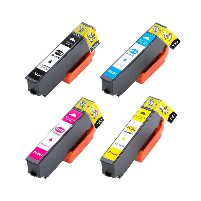 Epson 410 T410XL Remanufactured Ink Cartridge Combo High Yield PBK/C/M/Y