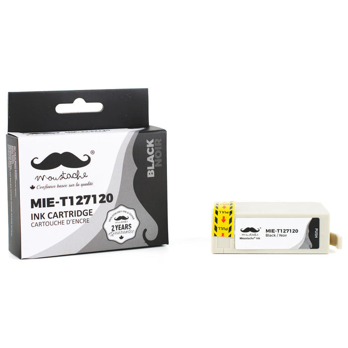 Epson 127 T127120 Compatible Black Ink Cartridge Extra High Yield - Moustache® - 1/Pack