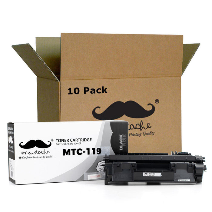 Canon 119 3479B001AA Compatible Black Toner Cartridge - Moustache® - 10/Pack